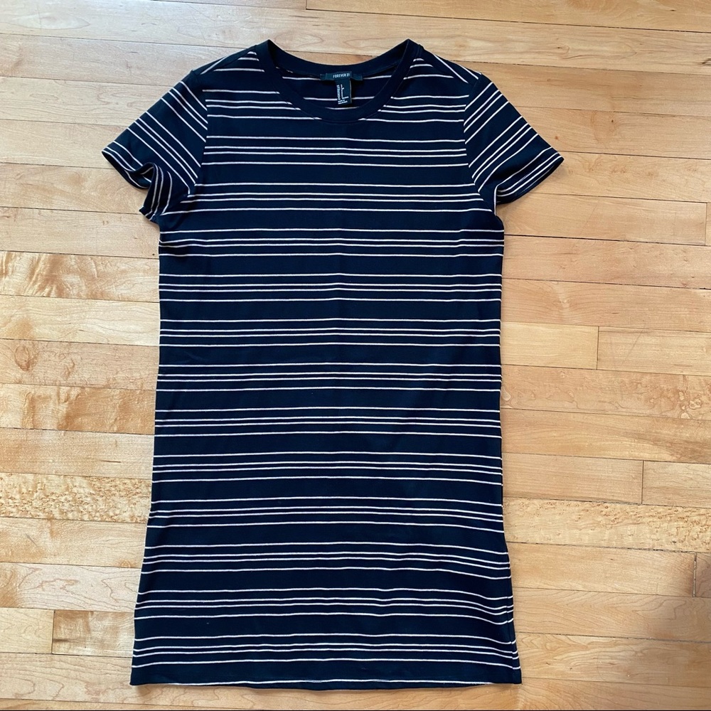 Striped T-Shirt Dress